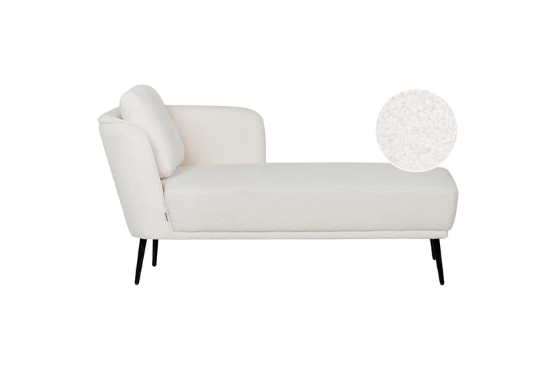 Uklund Schäslong 148 cm Vänster - Svart/Vit - Möbler - Stolar & fåtöljer - Fåtölj - Schäslongfåtölj & divanfåtölj