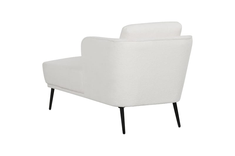 Uklund Schäslong 148 cm Vänster - Svart/Vit - Möbler - Stolar & fåtöljer - Fåtölj - Schäslongfåtölj & divanfåtölj
