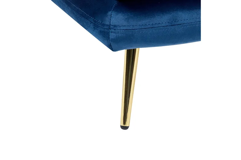Vaklund Schäslong 160 cm - Guld/Blå - Möbler - Stolar & fåtöljer - Fåtölj - Sch äslongfåtölj & divanfåtölj
