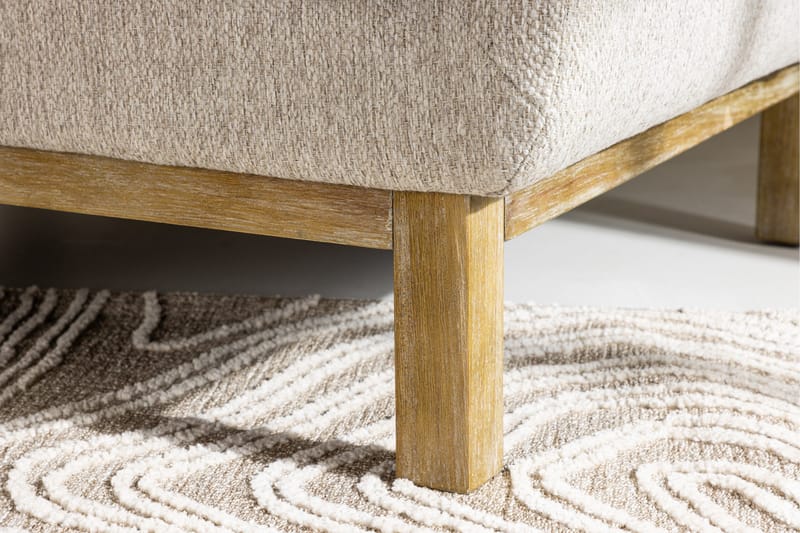 Vanlig fåtölj med armstöd Venture Home Olympos Fåtölj Beige - Möbler - Stolar & fåtöljer - Fåtölj