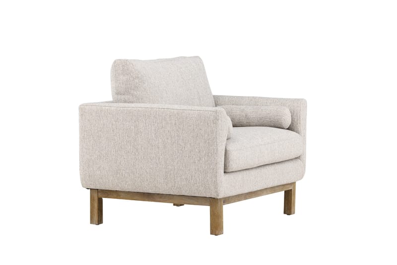 Vanlig fåtölj med armstöd Venture Home Olympos Fåtölj Beige - Möbler - Stolar & fåtöljer - Fåtölj