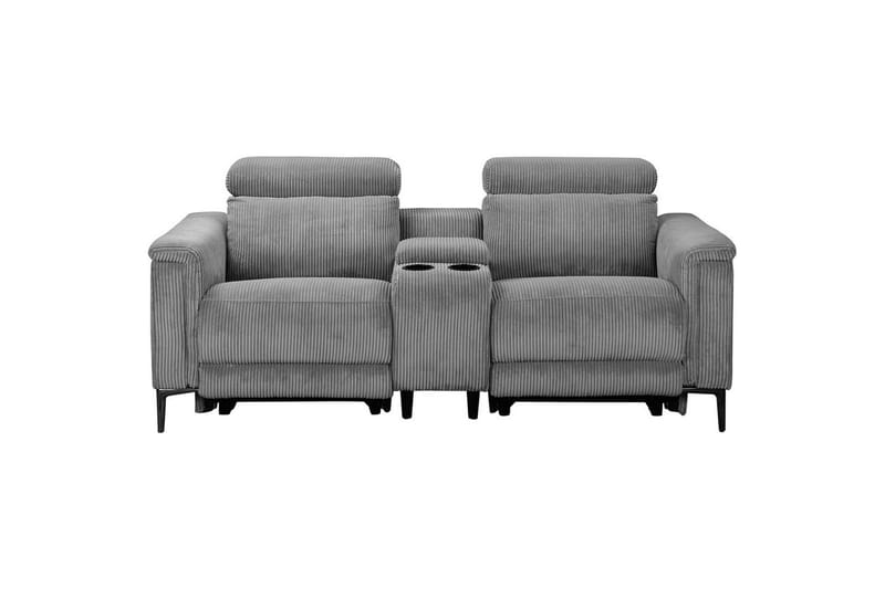 Vanlig liggfåtölj Loft24 Lund Liggfåtölj Grey 100% polyester - Möbler - Stolar & fåtöljer - Fåtölj - Liggfåtölj