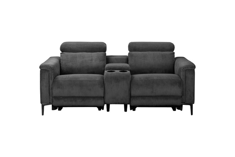 Vanlig liggfåtölj Loft24 Lund Liggfåtölj Grey1 100% polyester - Möbler - Soffa - Biosoffa & reclinersoffa