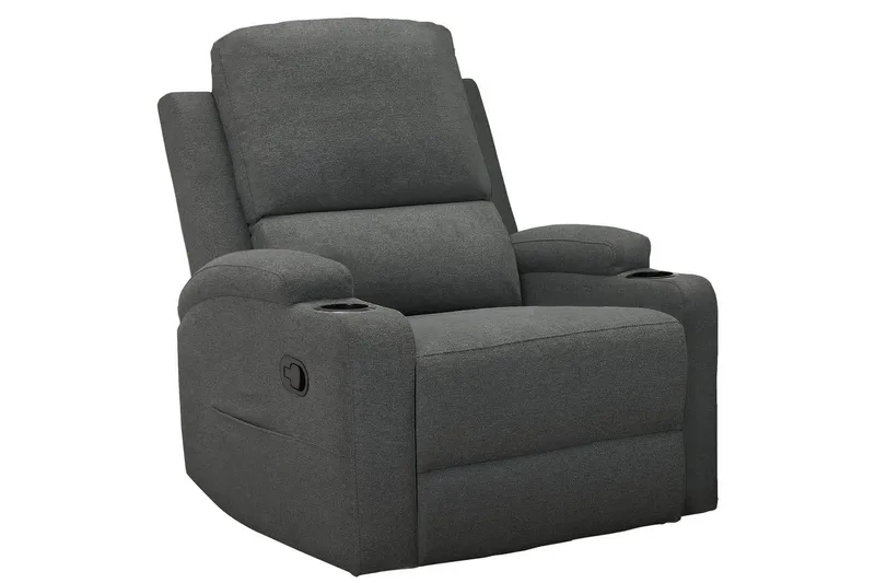 Vanlig liggfåtölj Loft24 Reclinerstol Loft24 Dallas Grey Belfast fabric, undefined