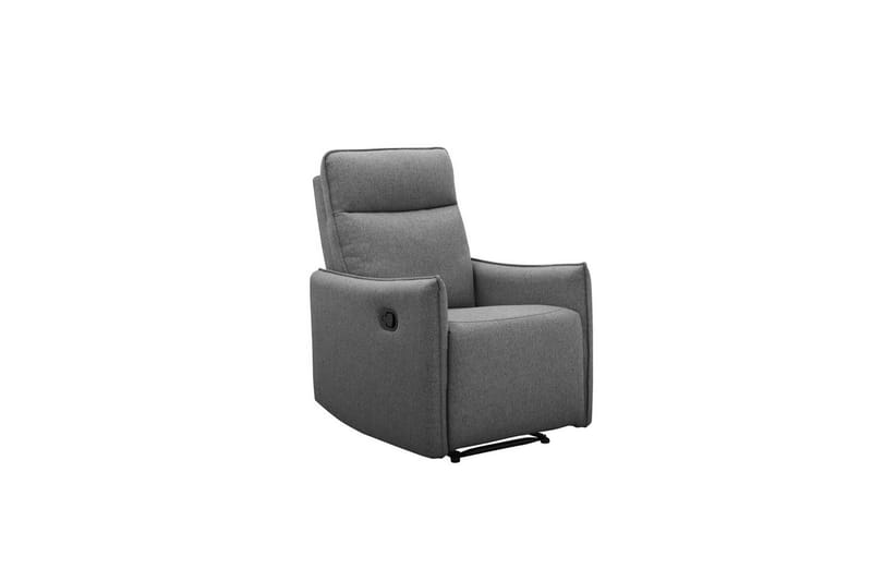 Vanlig liggfåtölj Loft24 Reclinerstol Loft24 Lugo Grey Artificial leather, undefined