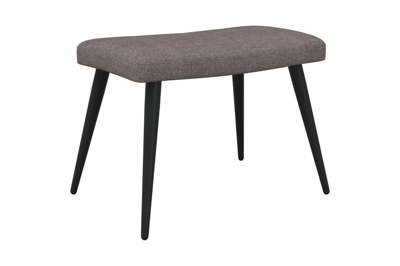 Vilstol med fotpall taupe tyg - Taupe - Möbler - Stolar & fåtöljer - Fåtölj