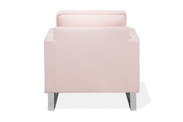 Vind Modern Fåtölj i Tyg - Rosa - Möbler - Stolar & fåtöljer - Fåtölj