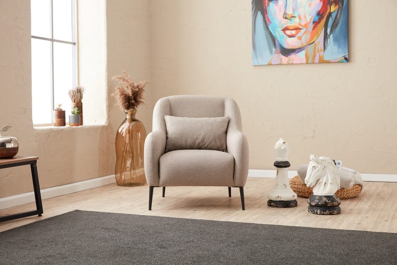 Wenus Fåtölj - Beige - Möbler - Stolar & fåtöljer - Fåtölj
