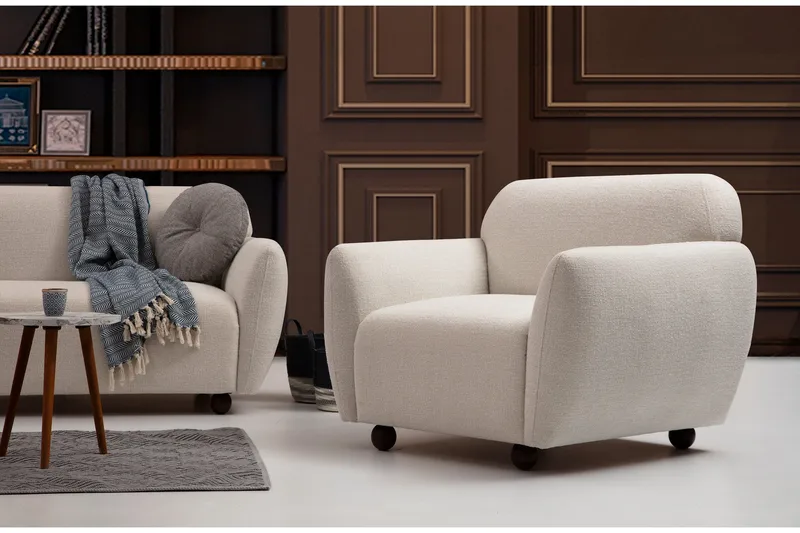 Whitecliffs Fåtölj - Cream - Möbler - Stolar & fåtöljer - Fåtölj