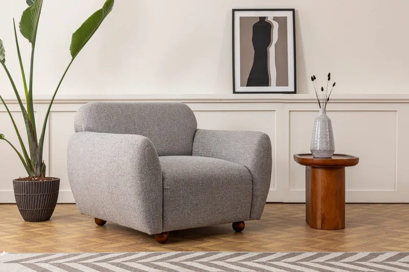 Whitecliffs Fåtölj, Ljusgrå