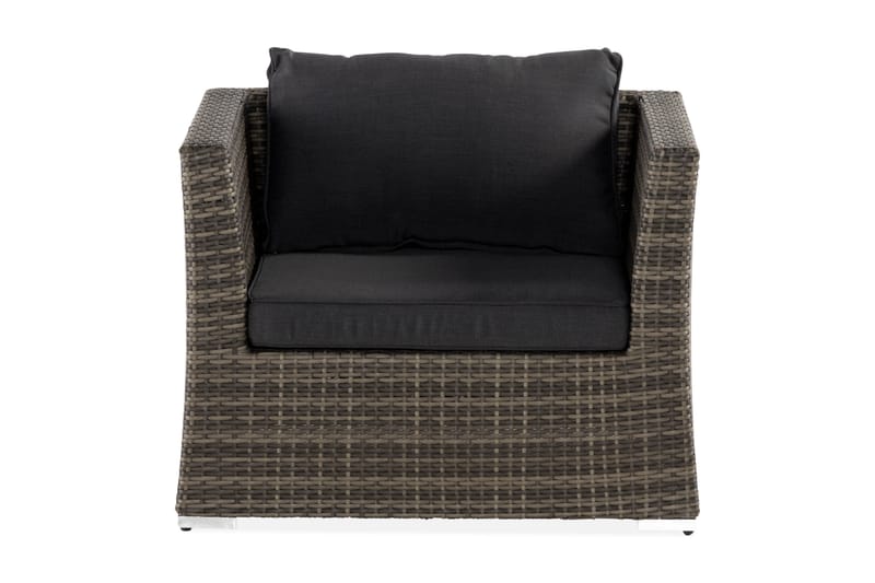 Wisconsin Premium Utefåtölj – Loungefåtölj för Uterum och Altan i Konstrotting - Brun - Utemöbler - Loungemöbler - Loungestol utomhus