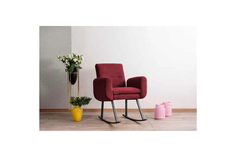 Wyndham Gungfåtölj - Maroon - Möbler - Stolar & fåtöljer - Fåtölj