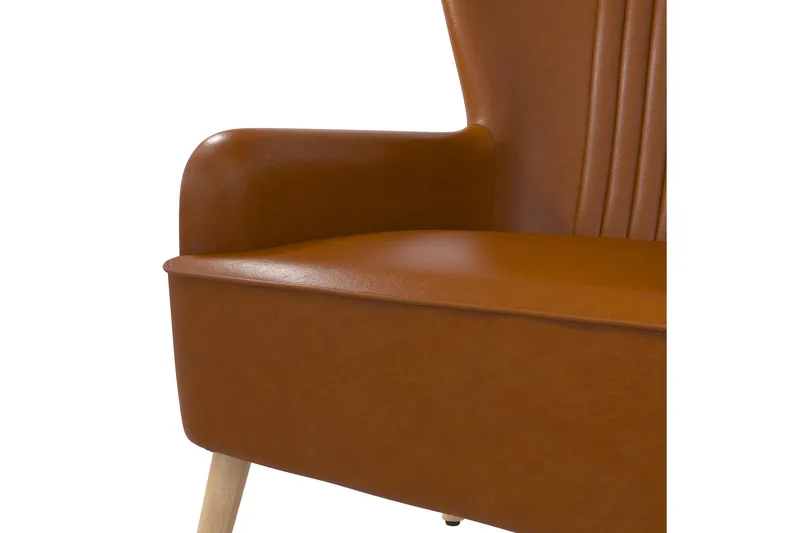 Wynn Fåtölj Brun - Dorel Home - Möbler - Stolar & fåtöljer - Fåtölj