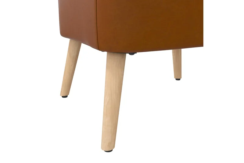 Wynn Fåtölj Brun - Dorel Home - Möbler - Stolar & fåtöljer - Fåtölj