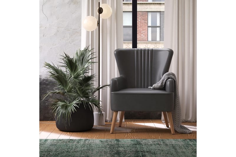 Wynn Fåtölj Mörkgrå - Dorel Home - Möbler - Stolar & fåtöljer - Fåtölj