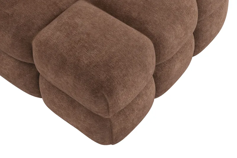 XS23-003 armchair teddy fabric Andrarum Brown VALUE_MISSING_15390 - Möbler - Stolar & fåtöljer - Fåtölj - Fåtölj utan armstöd