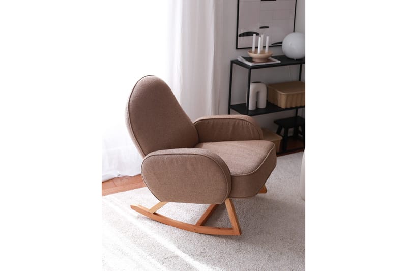 Yoko Fåtölj - Brun - Möbler - Stolar & fåtöljer - Gungstol