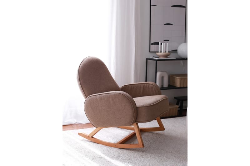 Yoko Fåtölj - Brun - Möbler - Stolar & fåtöljer - Gungstol