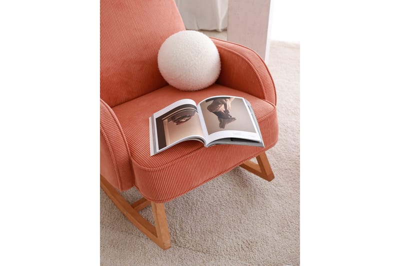 Yoko Fåtölj - Korall - Möbler - Stolar & fåtöljer - Gungstol