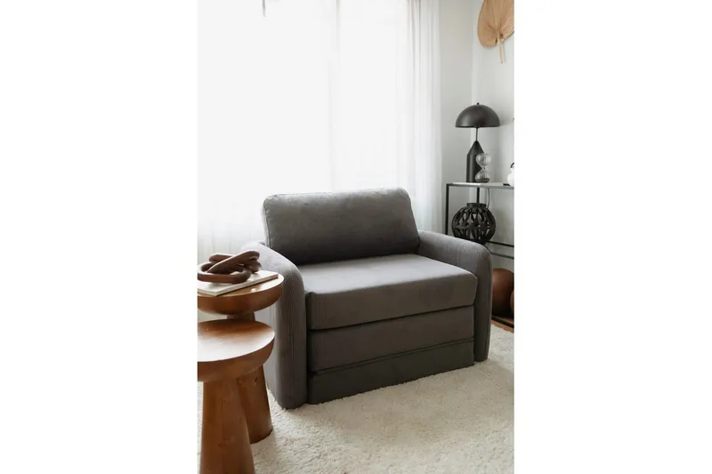 Zalven Bäddfåtölj - Grå - Möbler - Soffa - Bäddsoffa