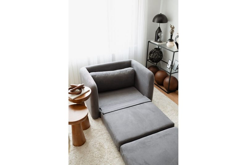 Zalven Bäddfåtölj - Grå - Möbler - Soffa - Bäddsoffa