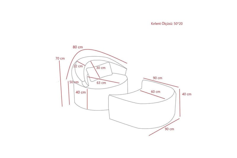 Zevon Bäddfåtölj - Antracit - Möbler - Soffa - Bäddsoffa