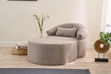 Zevon Bäddfåtölj - Brun - Möbler - Soffa - Bäddsoffa