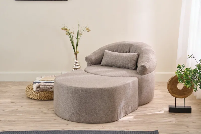 Zevon Bäddfåtölj - Brun - Möbler - Soffa - Bäddsoffa