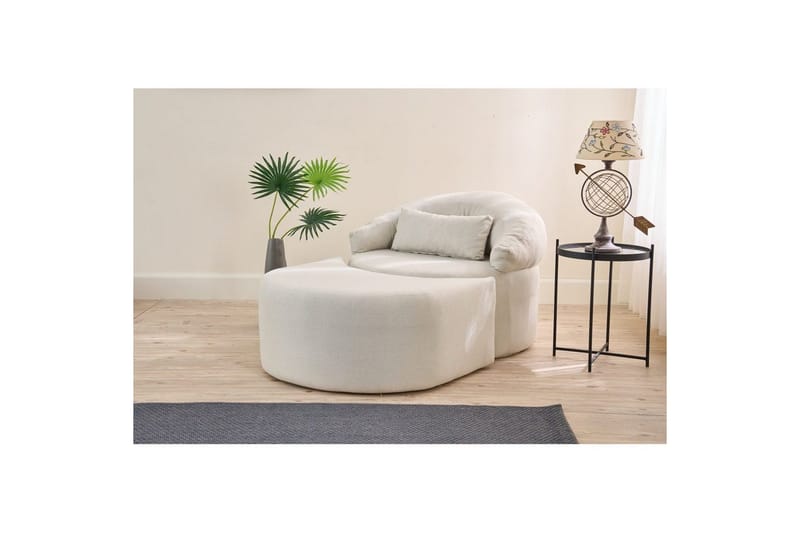 Zevon Bäddfåtölj - Cream - Möbler - Soffa - Bäddsoffa