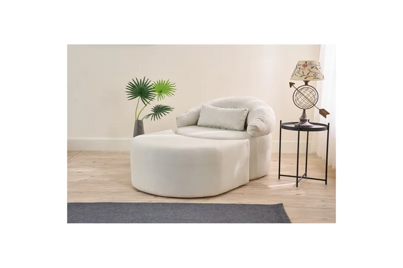 Zevon Bäddfåtölj - Cream - Möbler - Soffa - Bäddsoffa