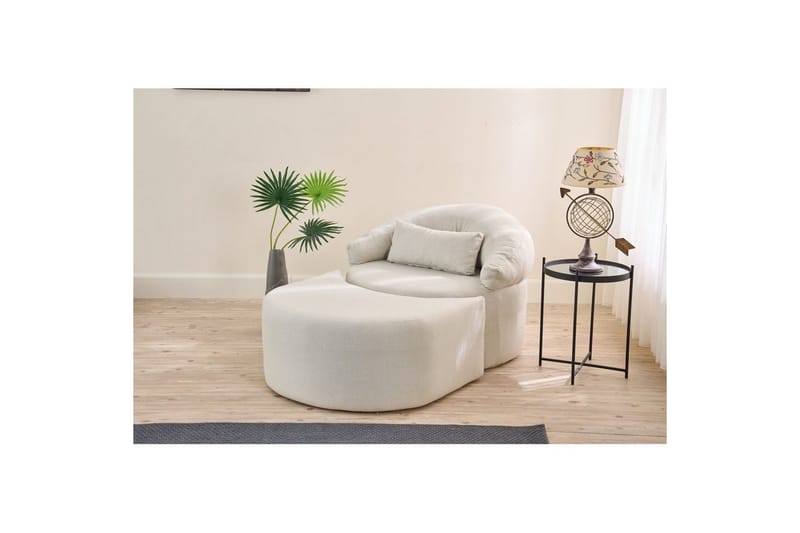 Zevon Bäddfåtölj - Cream - Möbler - Soffa - Bäddsoffa
