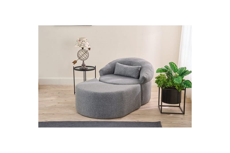 Zevon Bäddfåtölj - Grå - Möbler - Soffa - Bäddsoffa