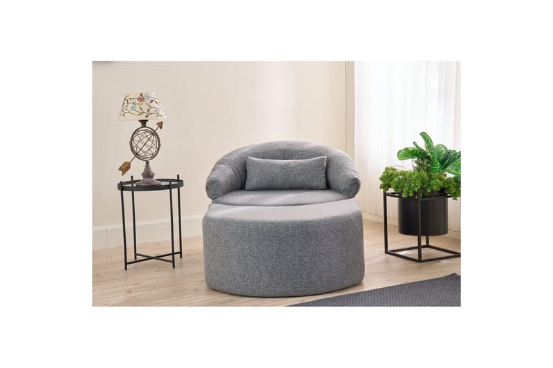 Zevon Bäddfåtölj - Grå - Möbler - Soffa - Bäddsoffa
