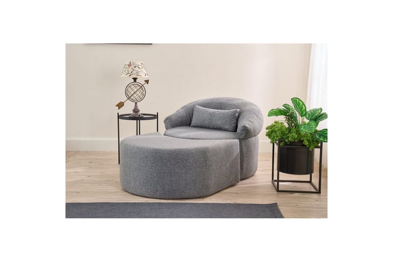 Zevon Bäddfåtölj - Grå - Möbler - Soffa - Bäddsoffa