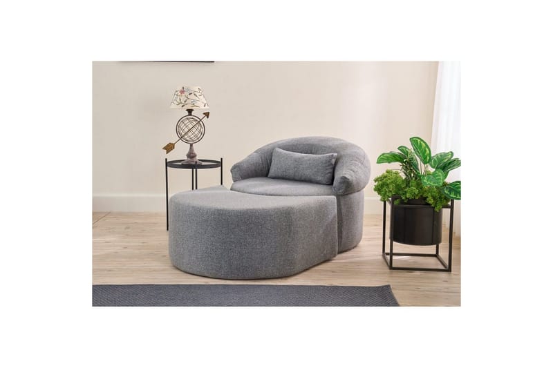 Zevon Bäddfåtölj - Grå - Möbler - Soffa - Bäddsoffa