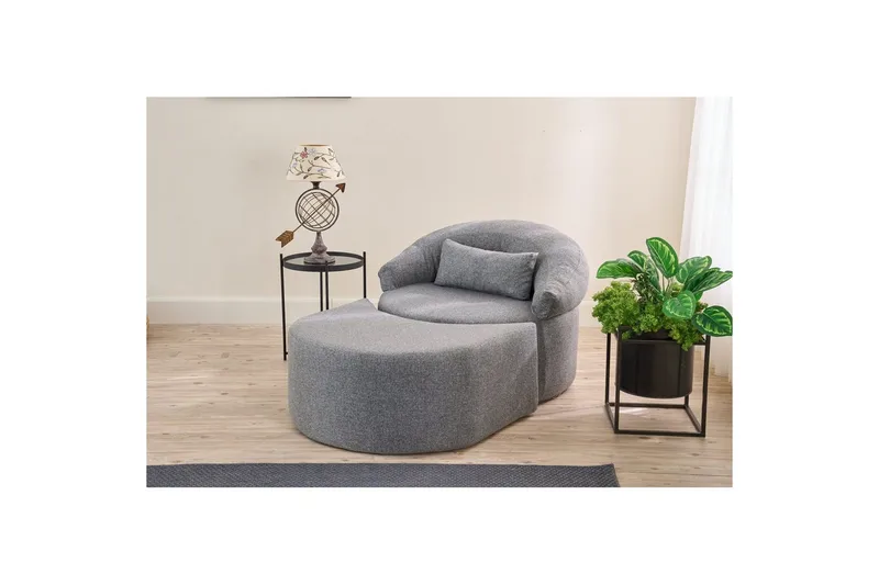 Zevon Bäddfåtölj - Grå - Möbler - Soffa - Bäddsoffa