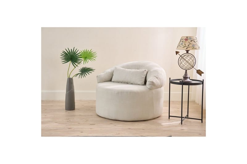 Zevon Fåtölj - Cream - Möbler - Stolar & fåtöljer - Fåtölj - Fåtölj utan armstöd