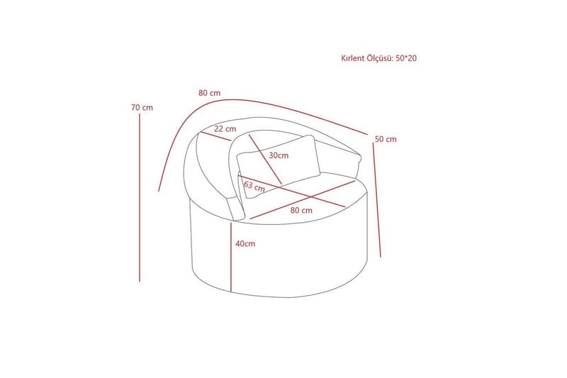 Zevon Fåtölj - Grå - Möbler - Stolar & fåtöljer - Fåtölj - Fåtölj utan armstöd