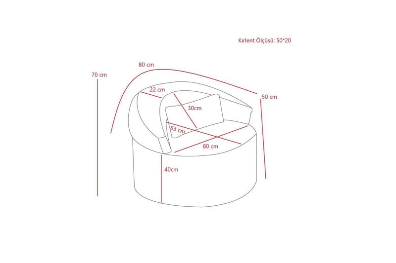 Zevon Fåtölj - Grå - Möbler - Stolar & fåtöljer - Fåtölj - Fåtölj utan armstöd