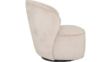 Zorevi Fåtölj med snurrfunktion i tyg - Beige - Möbler - Stolar & fåtöljer - Fåtölj