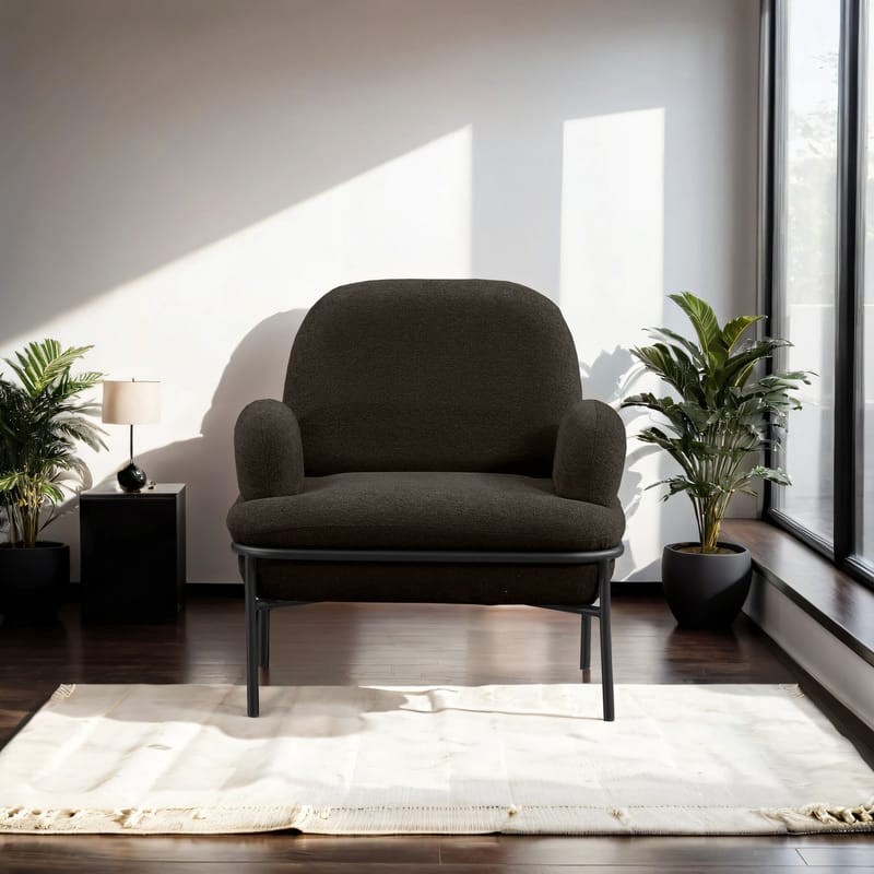 Zyricus Fåtölj Teddy - Antracit - Möbler - Stolar & fåtöljer - Fåtölj