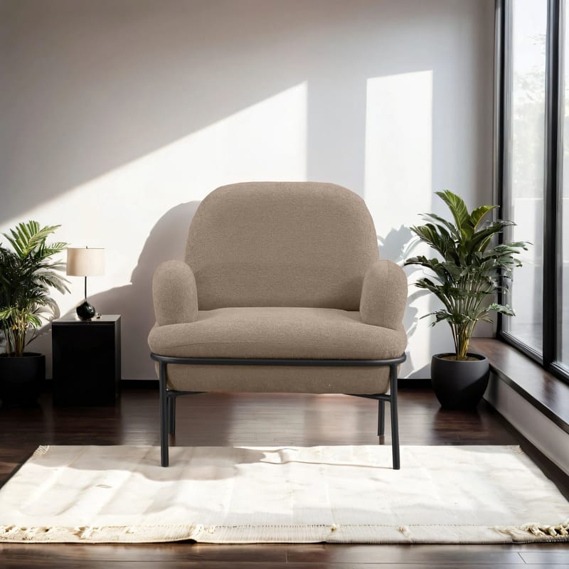 Zyricus Fåtölj Teddy - Cappuccino - Möbler - Stolar & fåtöljer - Fåtölj - Öronlappsfåtölj