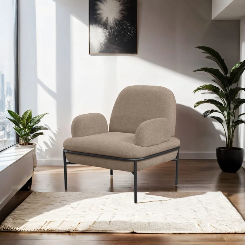 Zyricus Fåtölj Teddy - Cappuccino - Möbler - Stolar & fåtöljer - Fåtölj - Öronlappsfåtölj