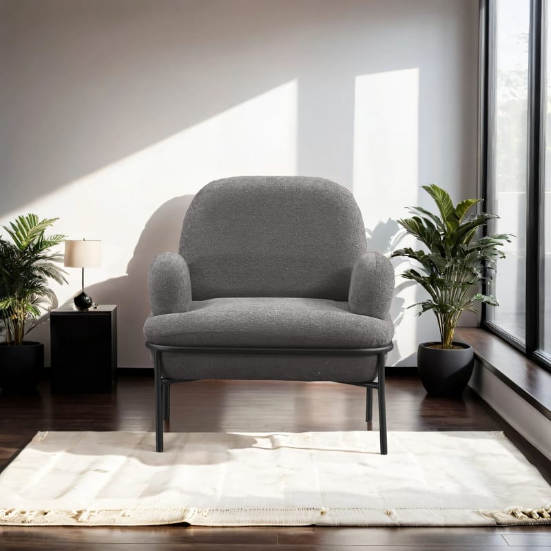 Zyricus Fåtölj Teddy - Grå - Möbler - Stolar & fåtöljer - Fåtölj