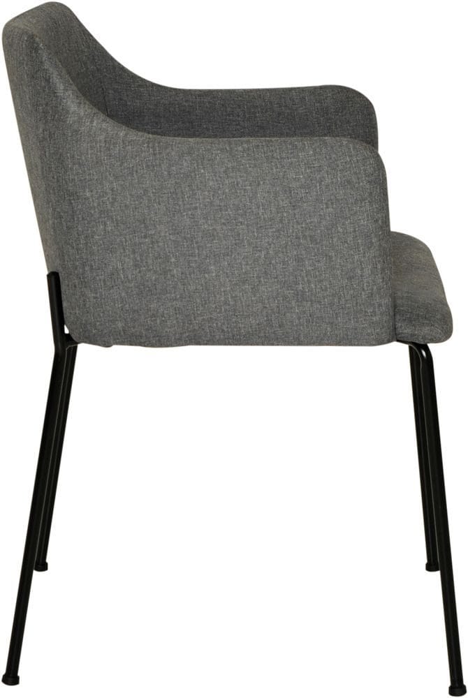 Faron karmstol - Grå/svart - Grå/svart - Möbler - Stolar & fåtöljer - Matstol & köksstol