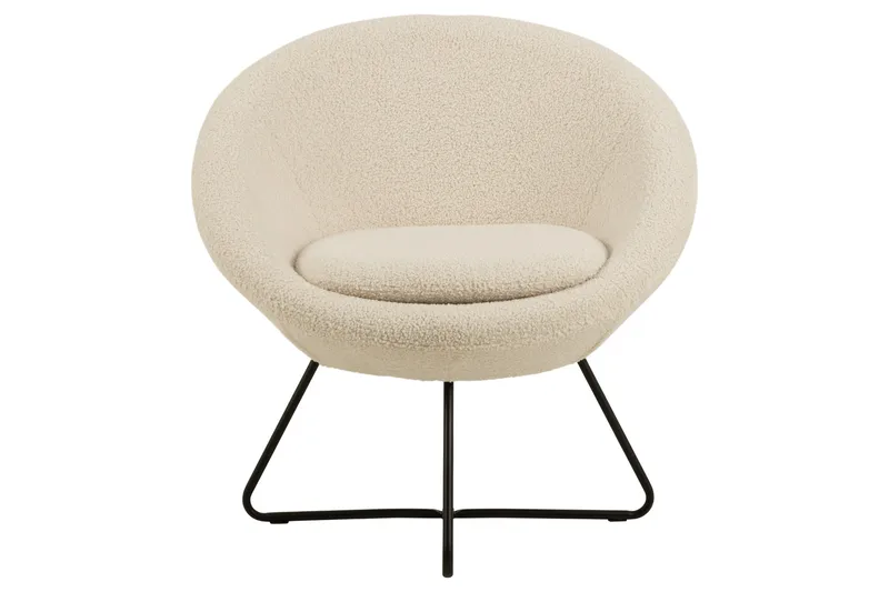 Feeble Loungefåtölj - Beige - Möbler - Stolar & fåtöljer - Fåtölj