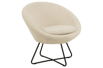 Feeble Loungefåtölj - Beige - Möbler - Stolar & fåt öljer - Fåtölj