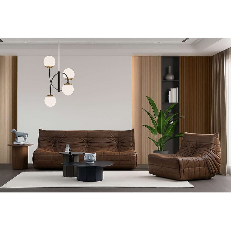 Feylorin Loungefåtölj - Chokladbrun - Möbler - Stolar & fåtöljer - Fåtölj