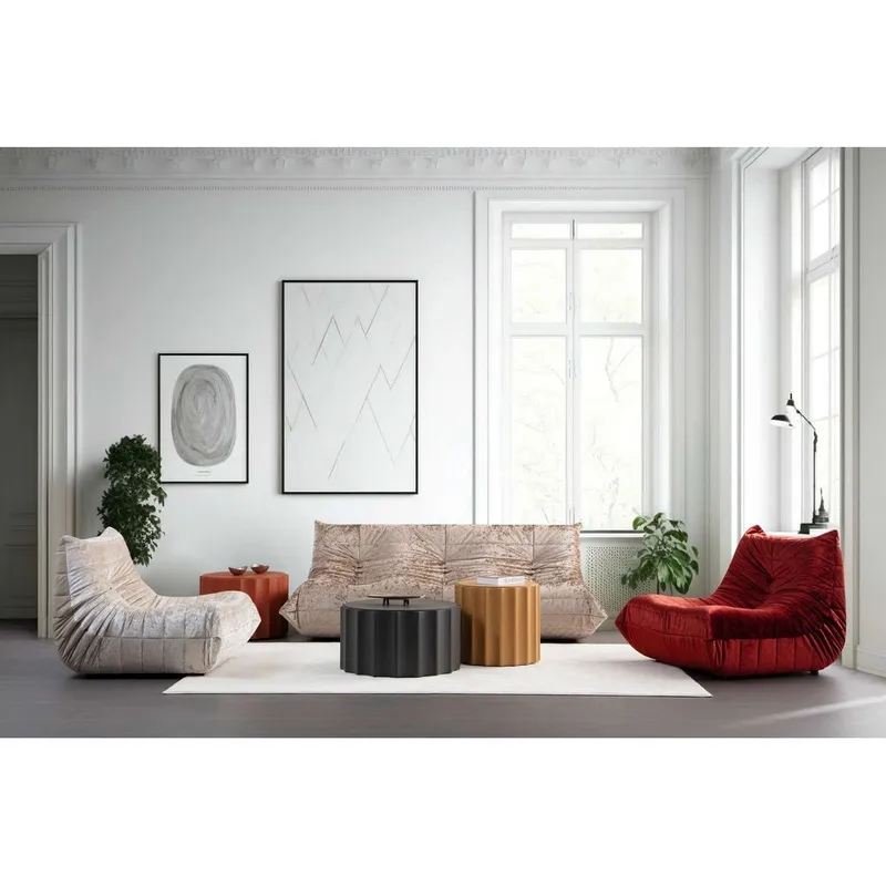 Feylorin Loungefåtölj - Krämvit - Möbler - Stolar & fåtöljer - Fåtölj