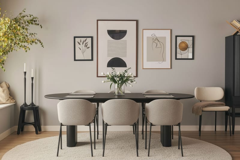 Filip Matstol - Taupe Bouclé - Möbler - Stolar & fåtöljer - Matstol & köksstol